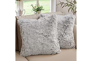 Soft Faux Fur Throw Pillows Set for the Ultimate Cozy Haven