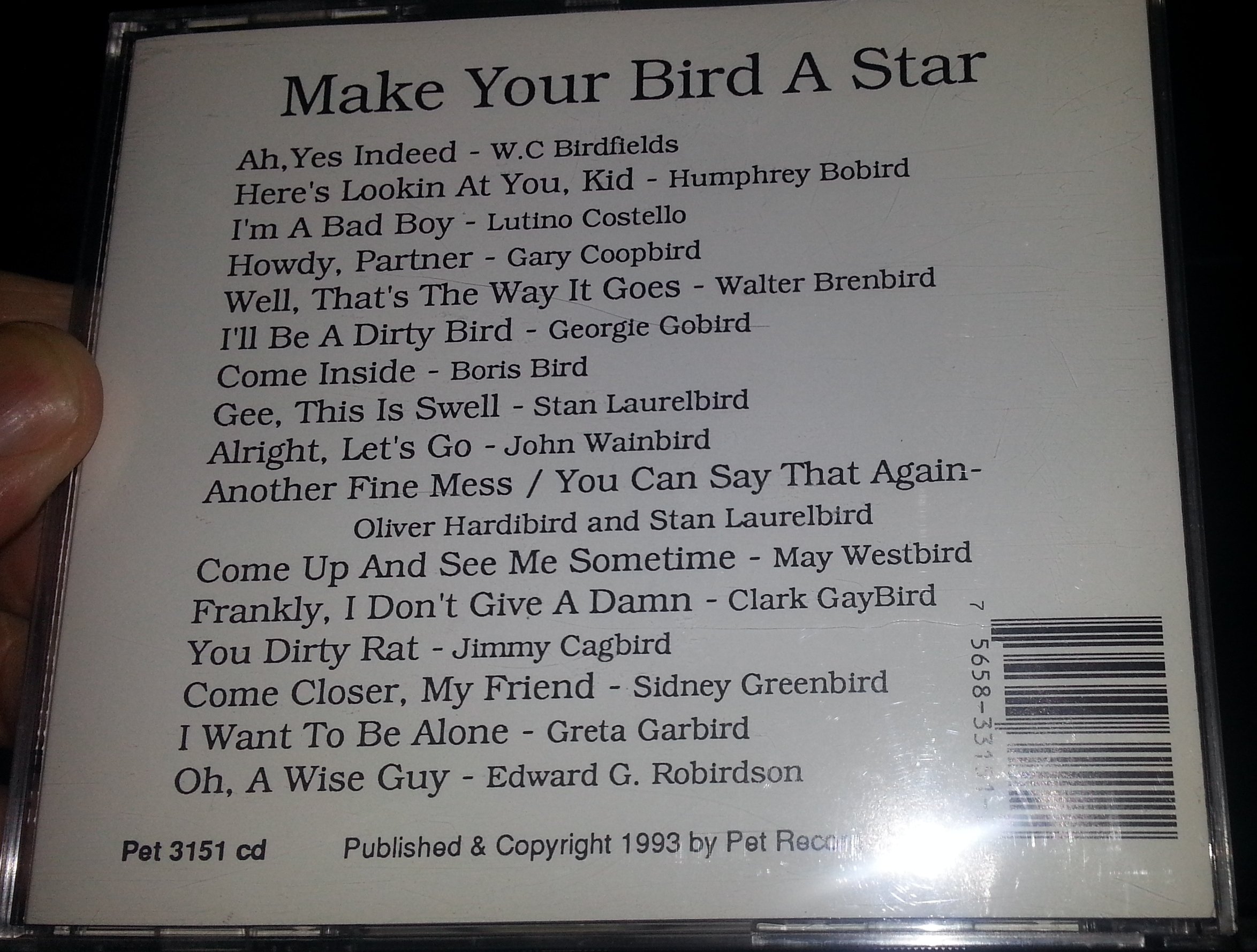 Make Your Bird A Star