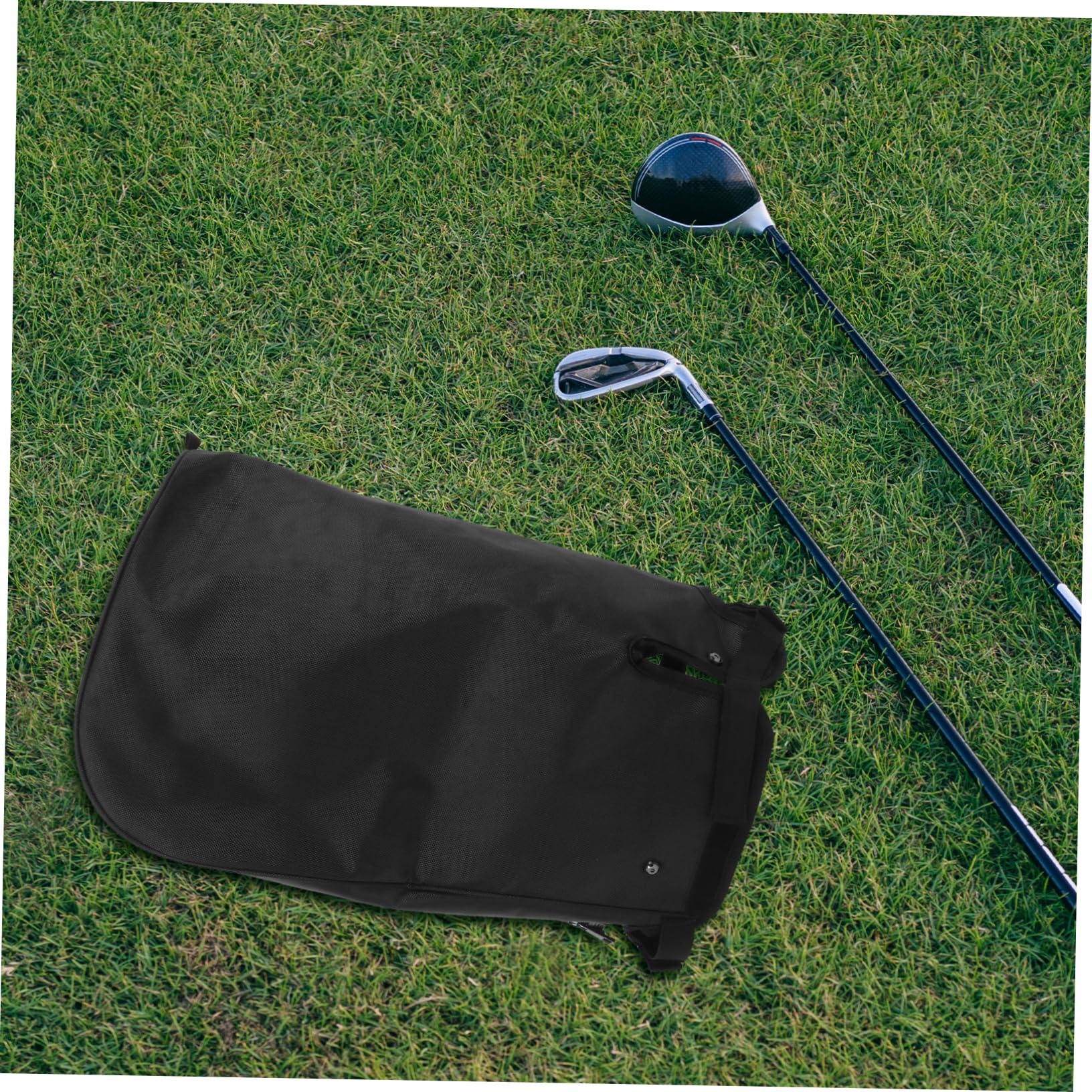 UKCOCO Copertura Antipioggia per Sacca da Golf, Leggera, in Poliestere Nero, Pratica da Portare per Golf All'aperto | Golf Bag e Bastoni, Leggero e Multifunzione, Uso Outdoor per Appassionati