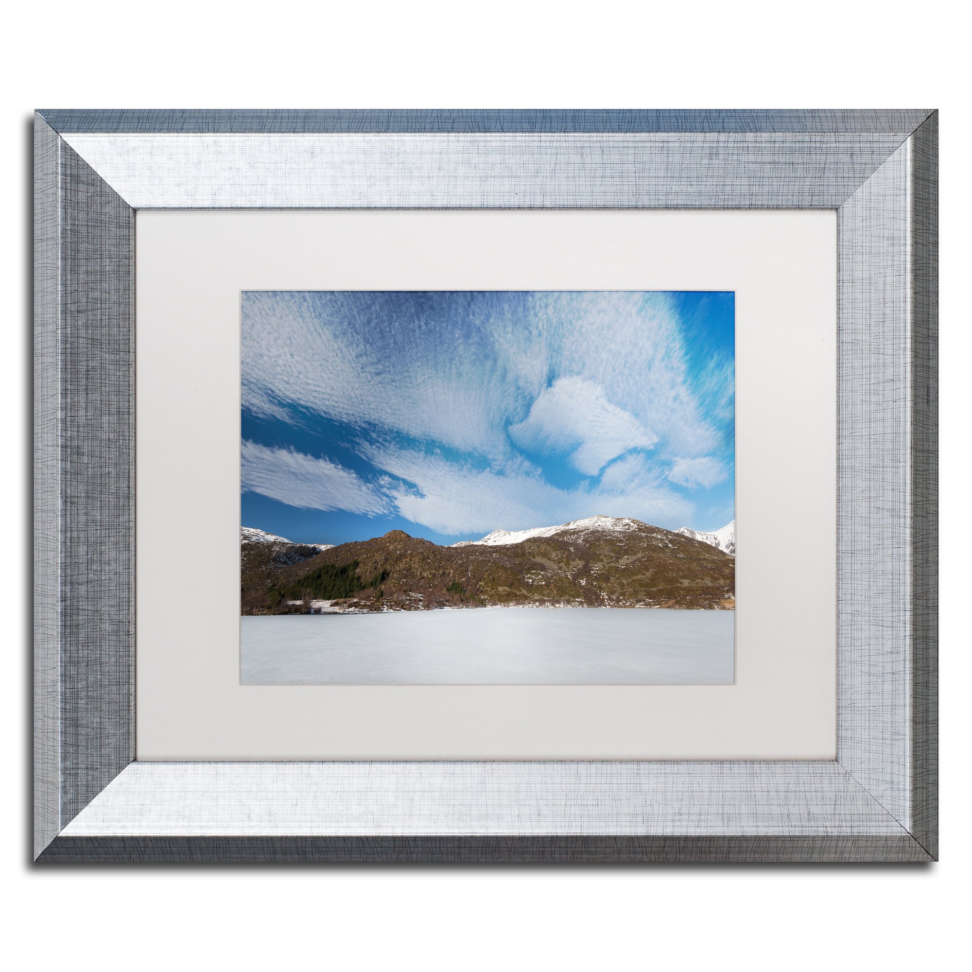 Indecision by Philippe Sainte-Laudy, White Matte, Silver Frame 11x14-Inch