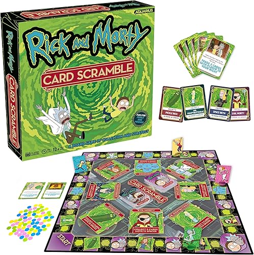 AQUARIUS - Juego de mesa Rick and Morty Card Scramble