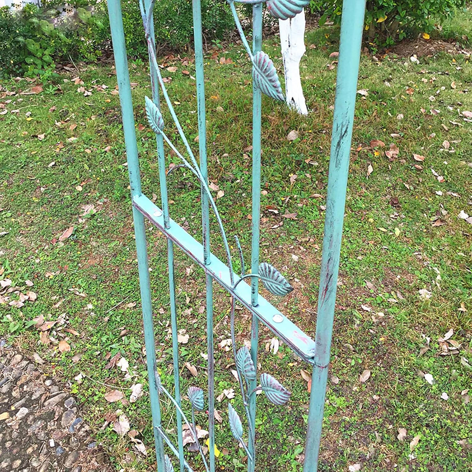 Rose Arches,Metal Garden Arch,Wedding Arch with Base,Trellis Trellis,Weatherproof Outdoor Pergola,Used for Various Climbing Plants Wedding Garden Bridal Party Decoration
