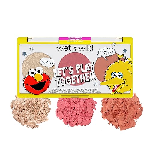 wet n wild Juguemos Juntos, Complexion Trio Best Buddies, Colección Plaza Sésamo