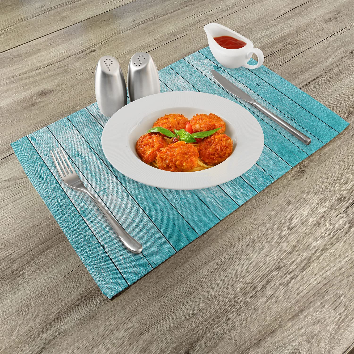 ランチョンマット 4枚 30×45cm ターコイズ Amazon｜Lunarable ターコイズ ランチョンマット 4枚セット 古く