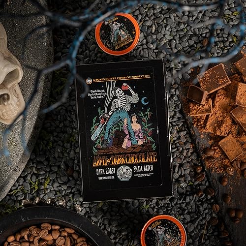 Miniatura 8 de Bones Coffee Company S'morey Time S'mores and Graham Crackers con sabor a huesos de café  Cápsulas de café de una sola porción de 12 unidades