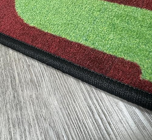 Miniatura 4 de Flagship Carpets Cuadrados para asientos con números del alfabeto, 12 x 12 pulgadas, duraderos y coloridos para niños, para aula, guardería, sala de