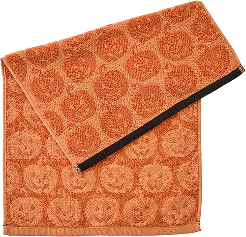 Vista 91 de SKL Home de Saturday Knight Ltd. - Juego de toallas de mano Boo, color naranja, paquete de 2 Boo,Naranja,Vuelo de Luna