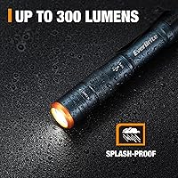 Vista 7 de EverBrite Paquete de 2 mini bolígrafos de luz, linterna recargable de bolsillo con cable USB C, 4 modos de luz, linterna pequeña de 300 lúmenes