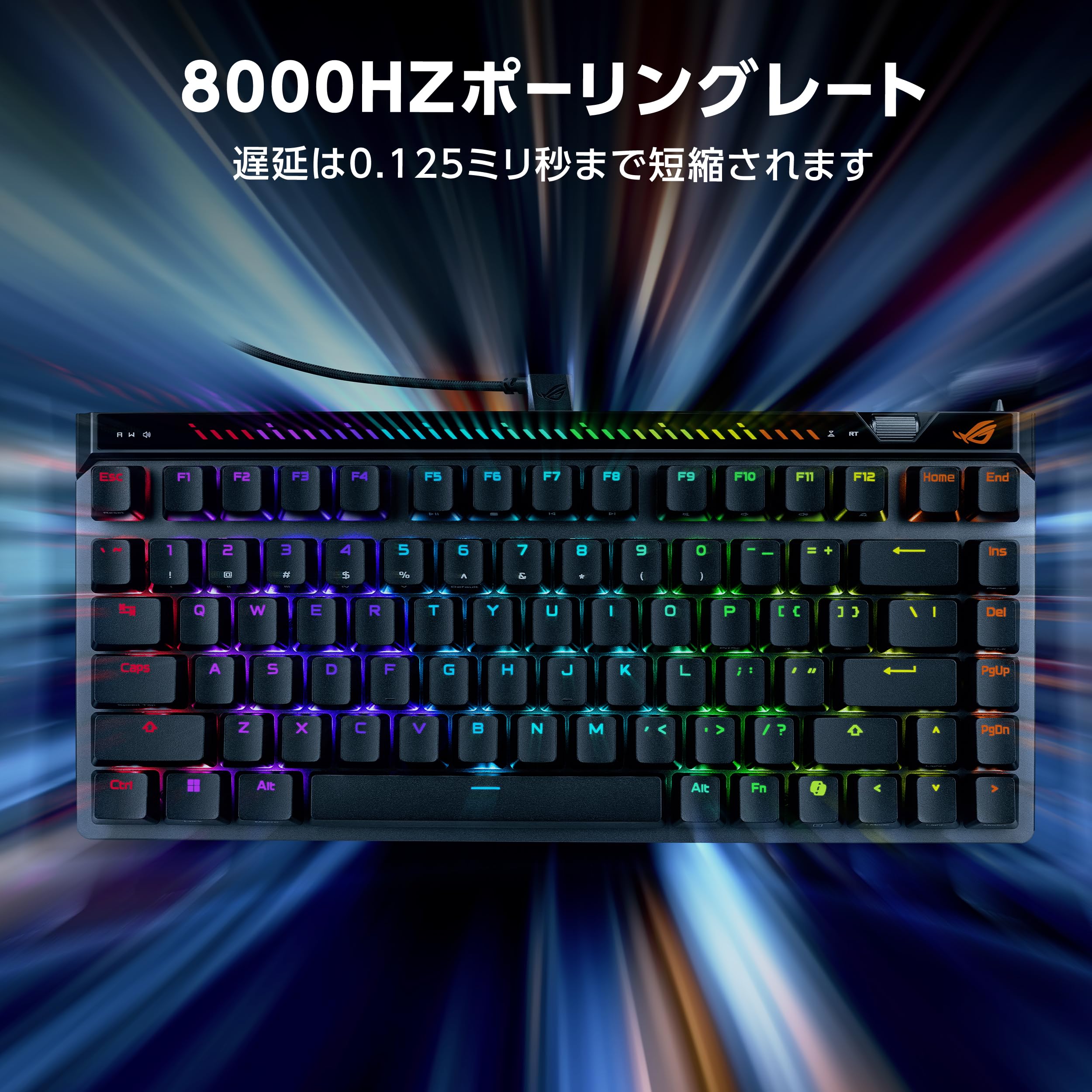 Amazon.co.jp: ROG Falchion Ace 75 HE ブラック / 75%レイアウト