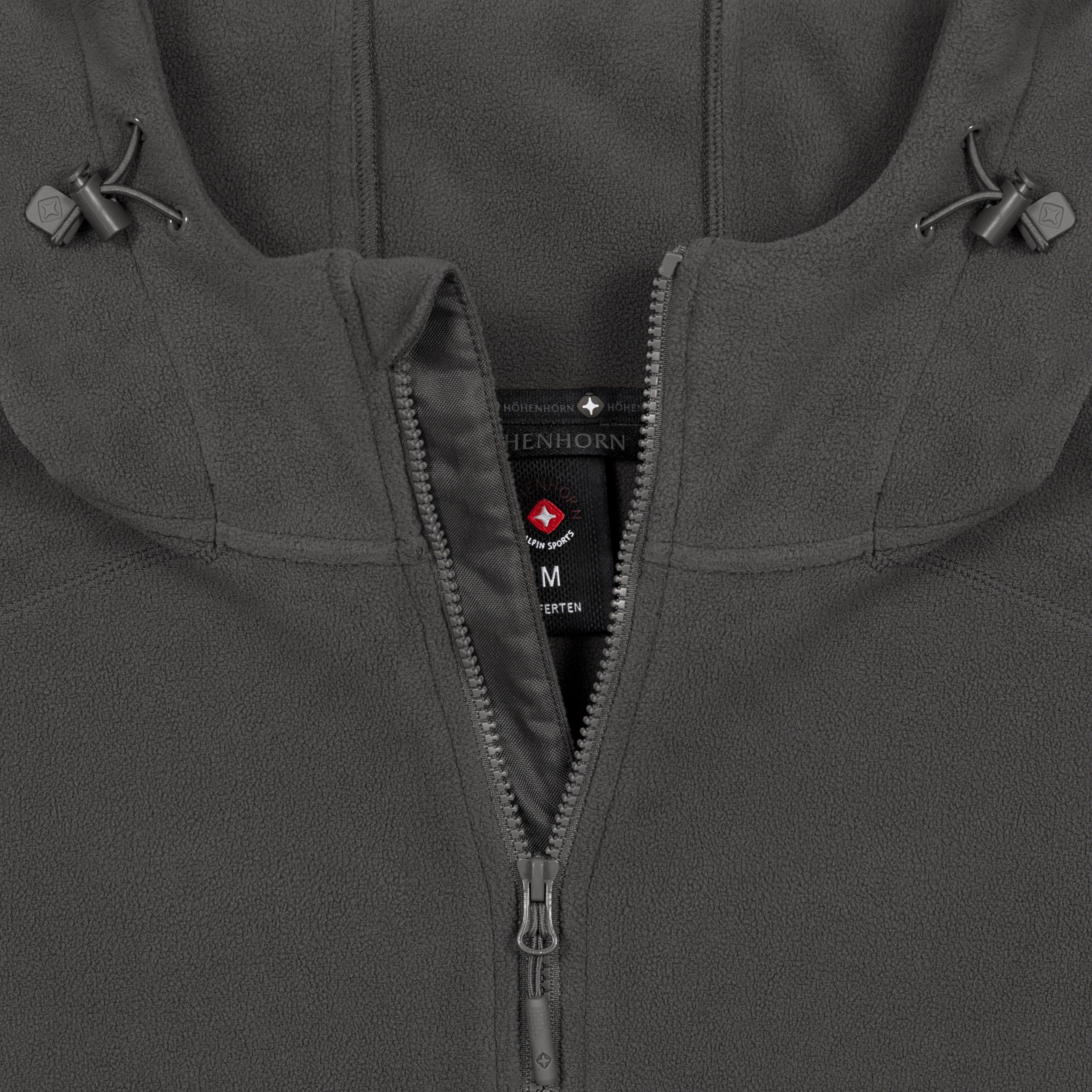Höhenhorn Biferten - Chaqueta de forro polar militar para hombre con capucha