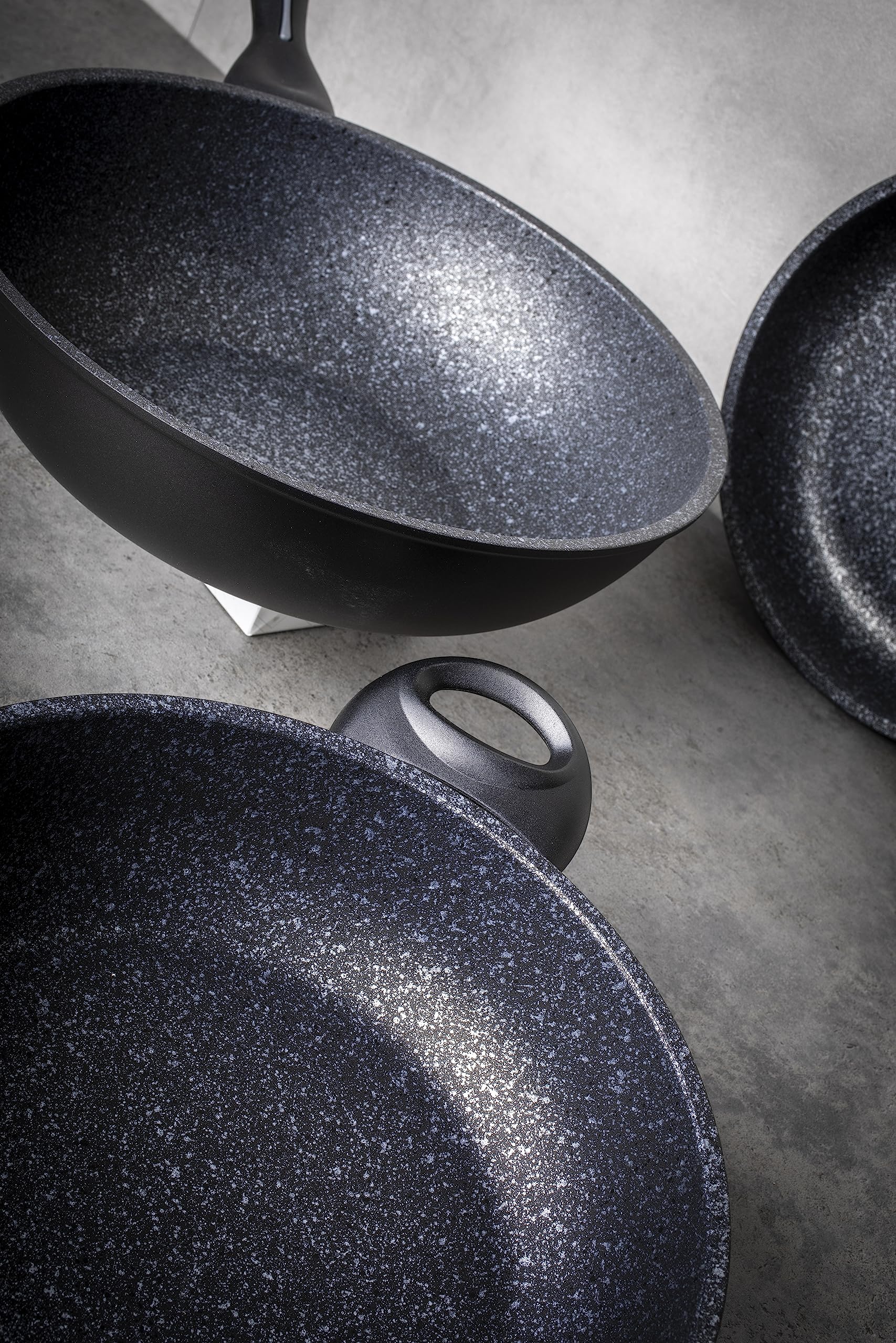Barazzoni Granitica Extra Induction Set 2 Padelle, Diametro 24/28 Cm, Made in Italy