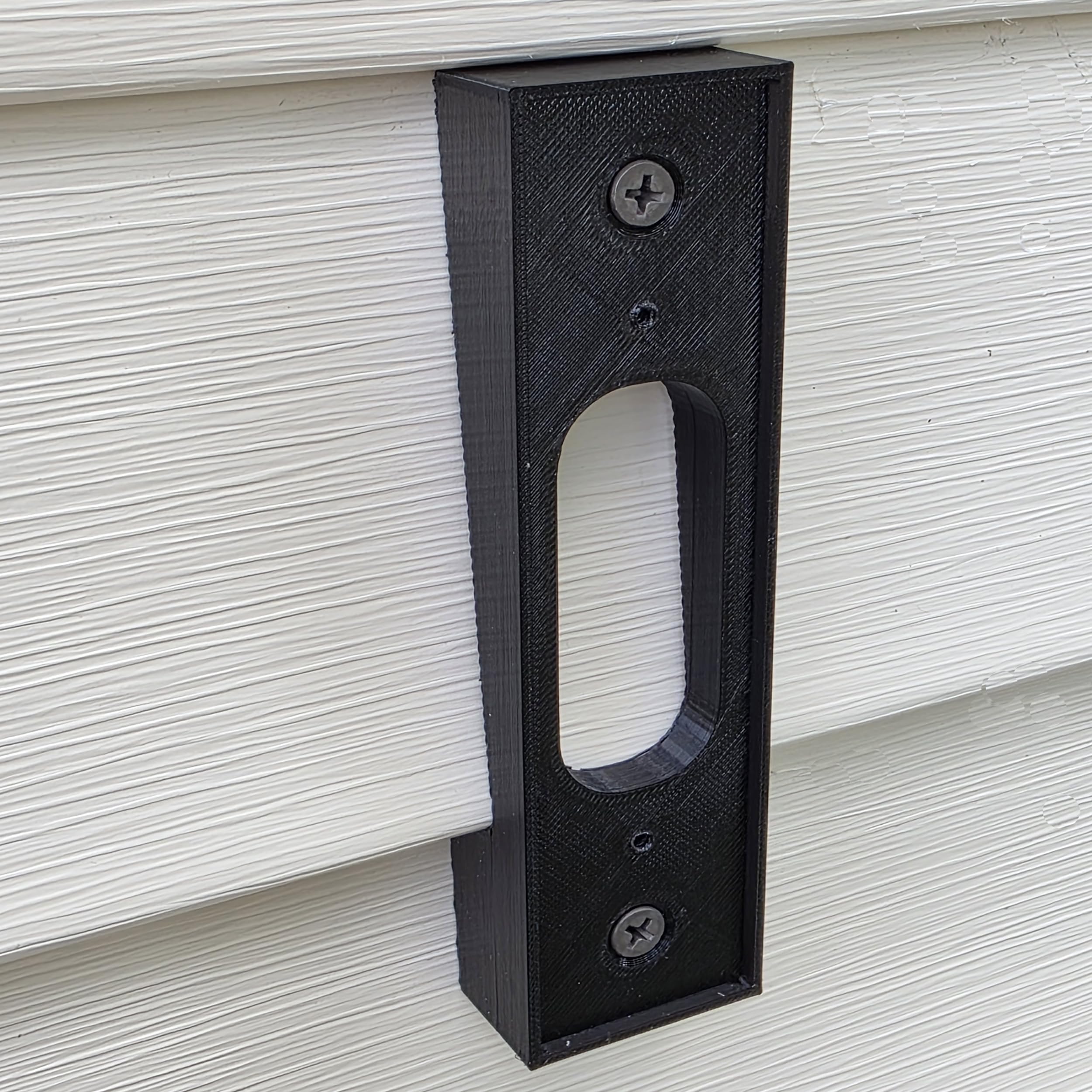 Vinyl Siding Mount For Ring Video Doorbell – Fits 2020, 2, 3, 4, 3Plus (4" Standard Vinyl Only, Not For Pro Or Wired Models)