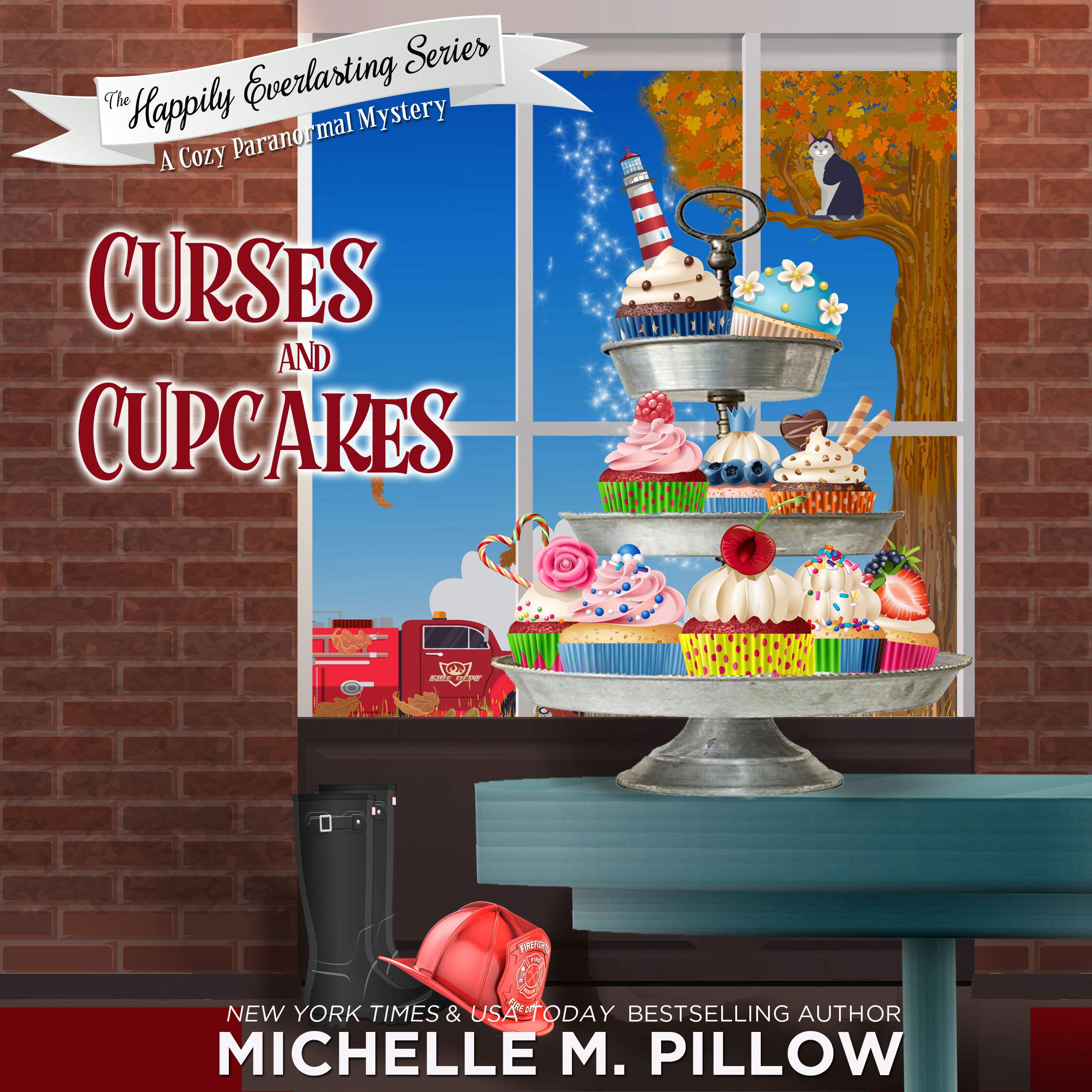 Cover art for Curses and Cupcakes