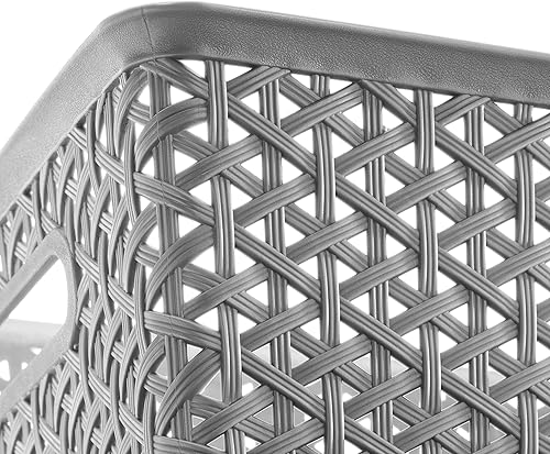 Miniatura 8 de Whitmor Bolsa de resina grande, turquesa