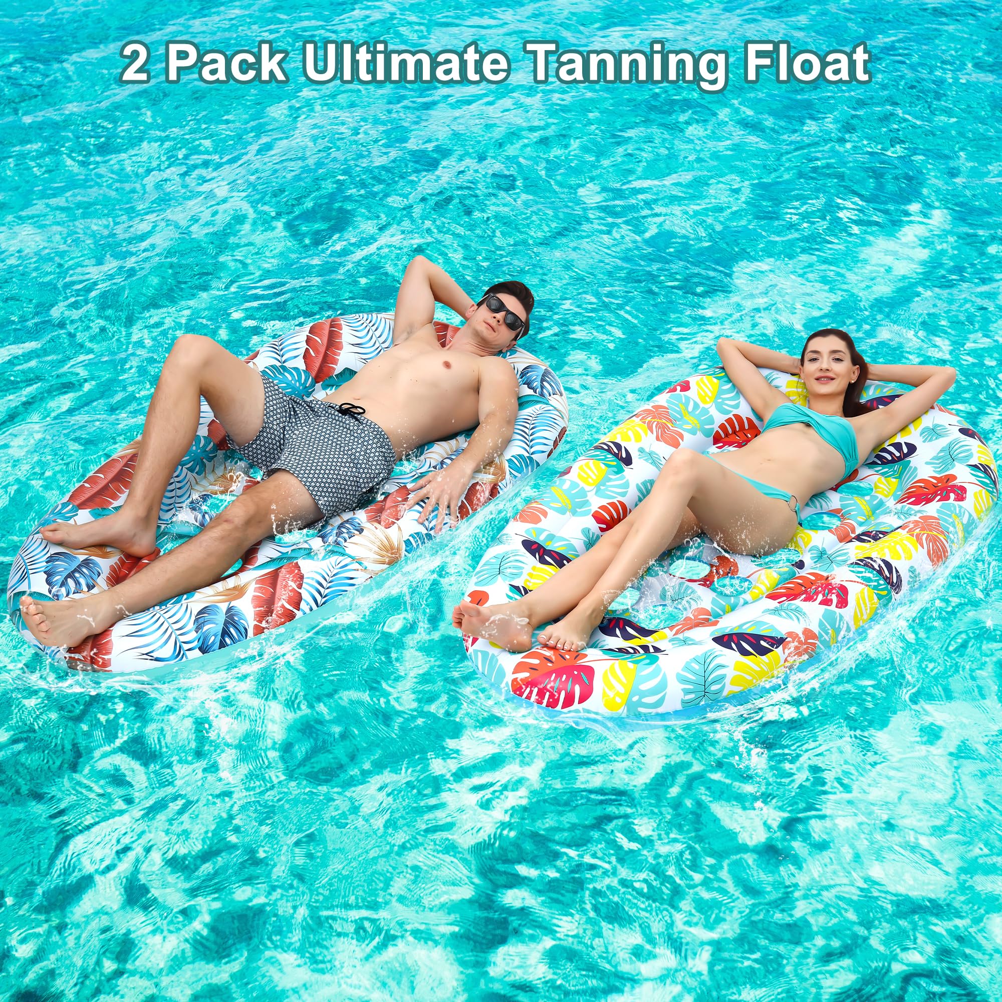 Flotadores inflables para piscina 183 x 109