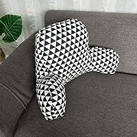 Vista 123 de Bohemian Printed Reading Pillow with Support Arms Soft Bed Rest Pillows Back Support Cushion for Kids Reading Watching TV Sitting Up in Bed Whale