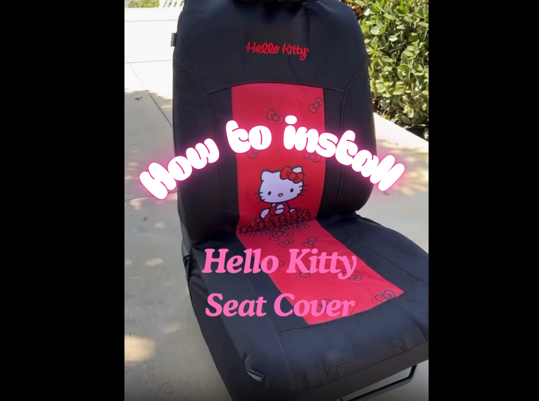 Amazon.com: Carbella Kuromi Car Seat Covers, Car Floor Mats