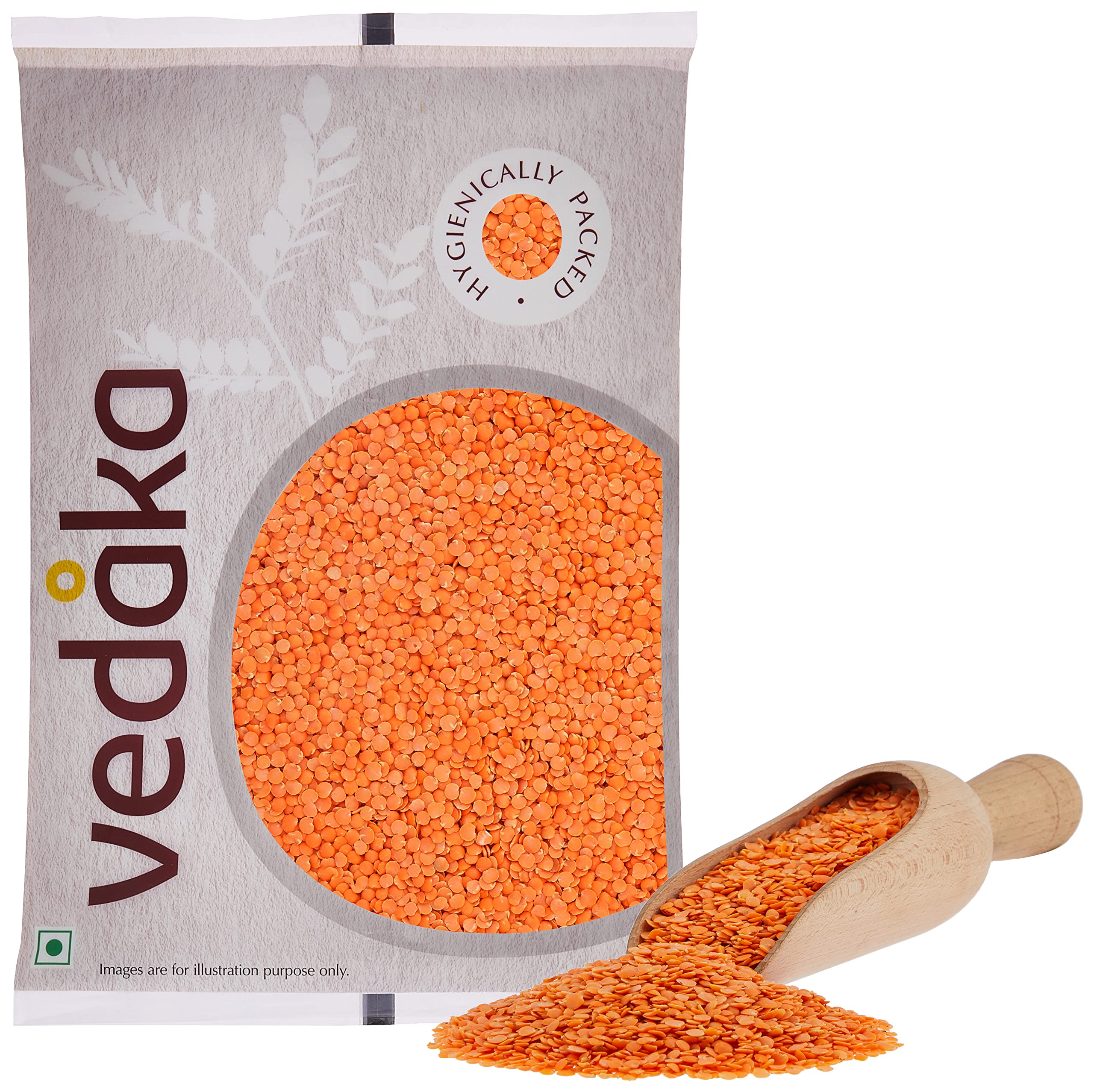 Amazon Brand - Vedaka Unpolished Red Masoor Dal | Split | 2 Kg | Popular Red Masoor Dal | Naturally Rich In Protein | Naturally Cholesterol-Free