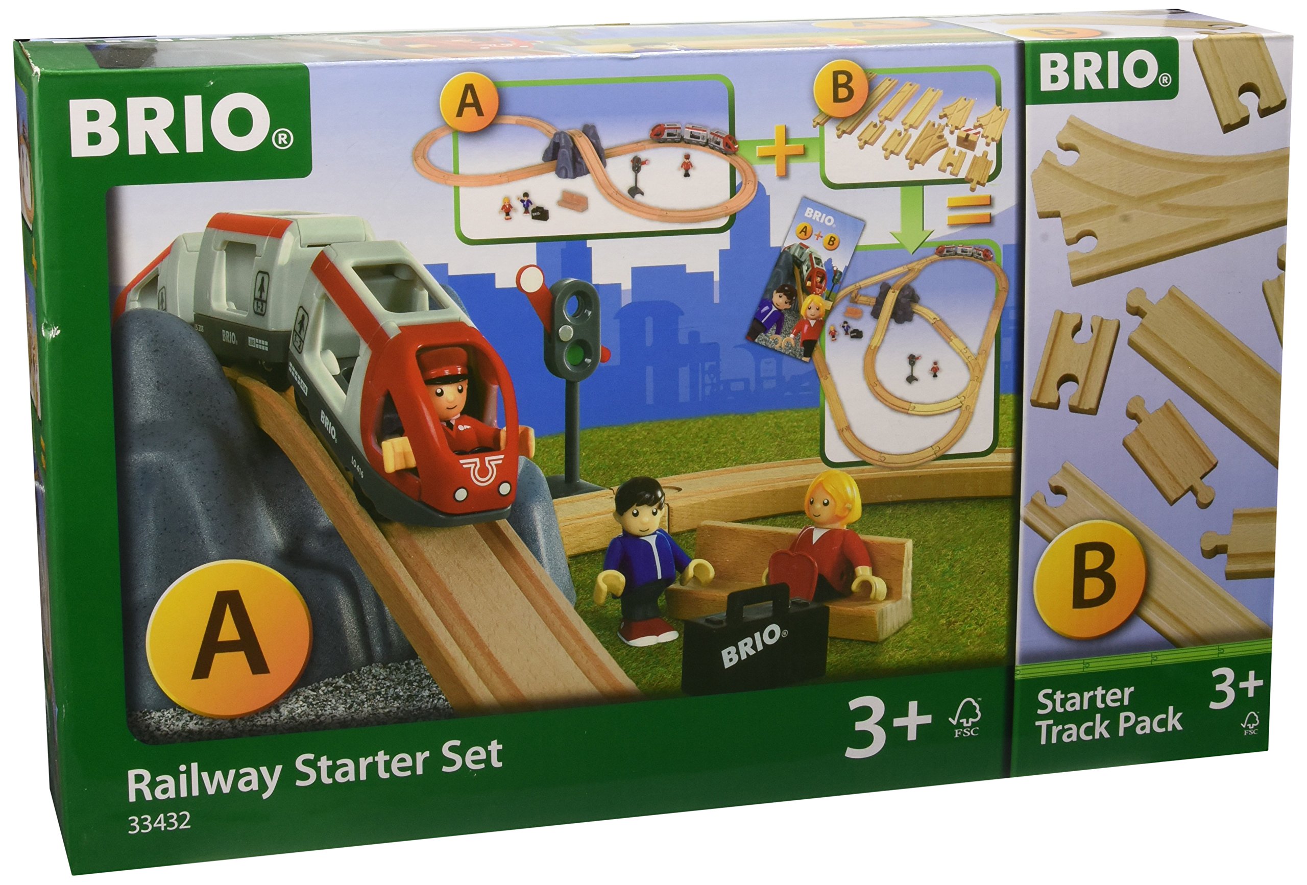 Amazon | BRIO スターターセットバンドルパック 33432 | 電車
