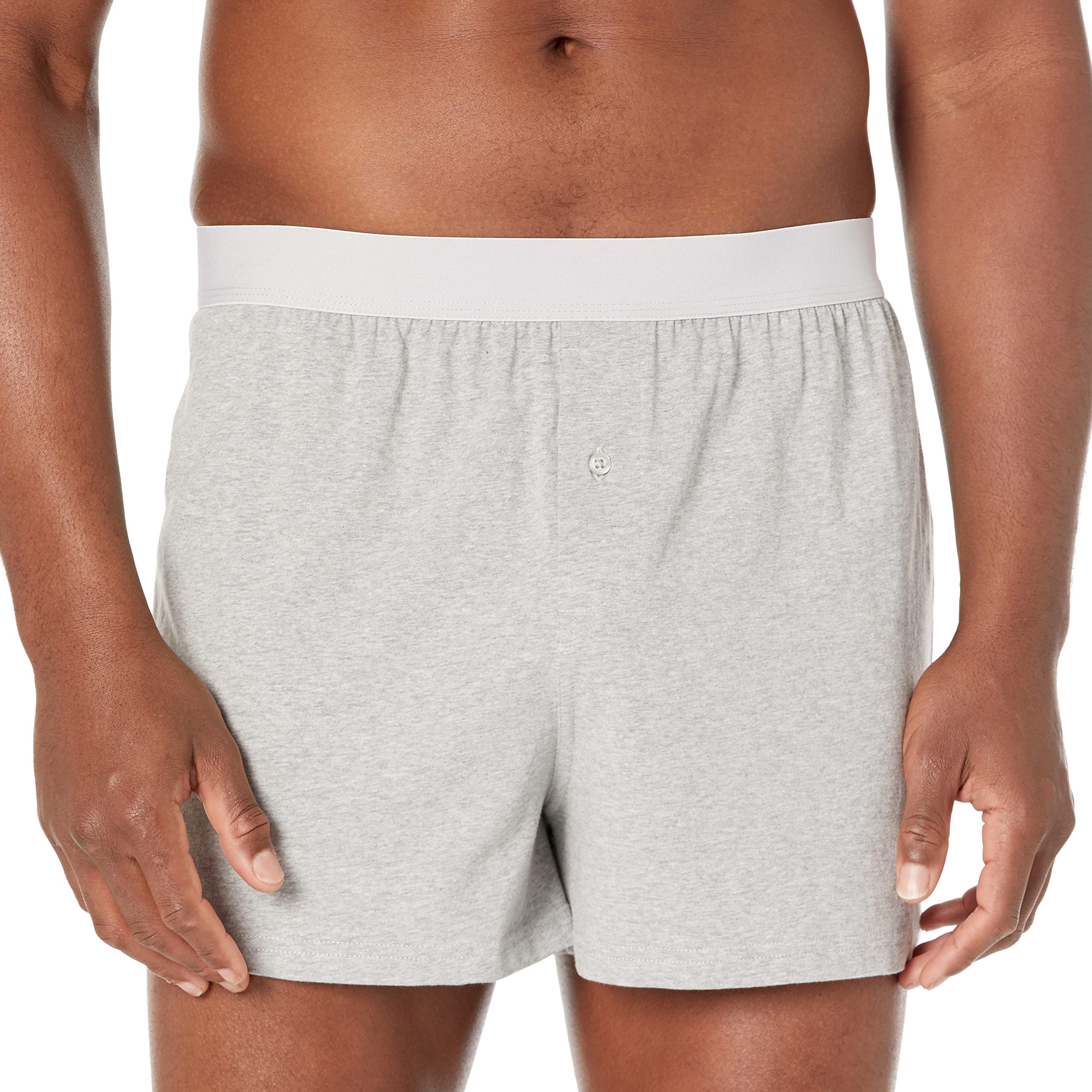 Amazon Essentials Mężczyźni Bokserki z bawełny Jersey (dostępne w dużych i wysokich)