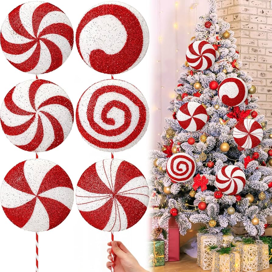 Amazon.com: Vercraft 6 Pcs 15.75'' Large Candy Christmas