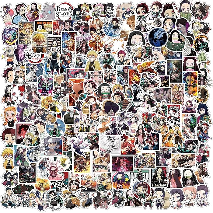 Buy Demon Slayer Stickers 200pcs Kimetsu No Yaiba Stickers 