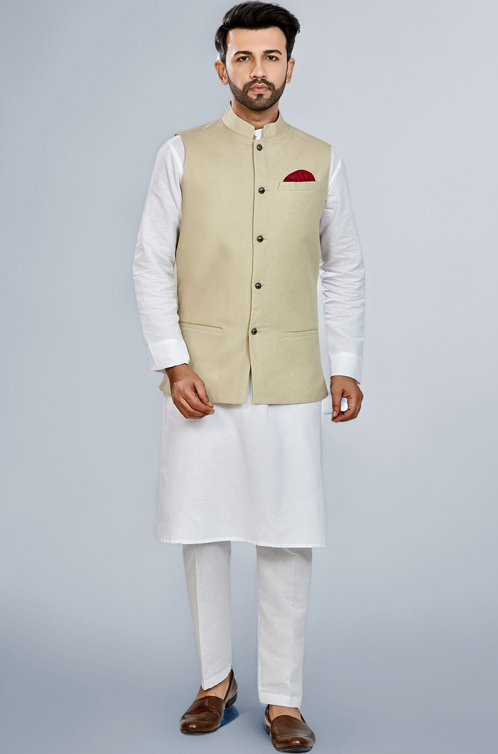 Mens Nehru Jacket For Men|| Linen Waistcoat for Ocassion|| Mens Nehru Jacket