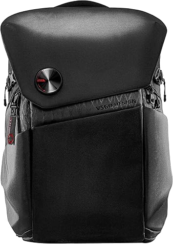 VSGO Mochila profesional para cámara de 25 litros, mochila de viaje de gran capacidad, compatible con Canon FujifilmNikon, portátiles de 17.3