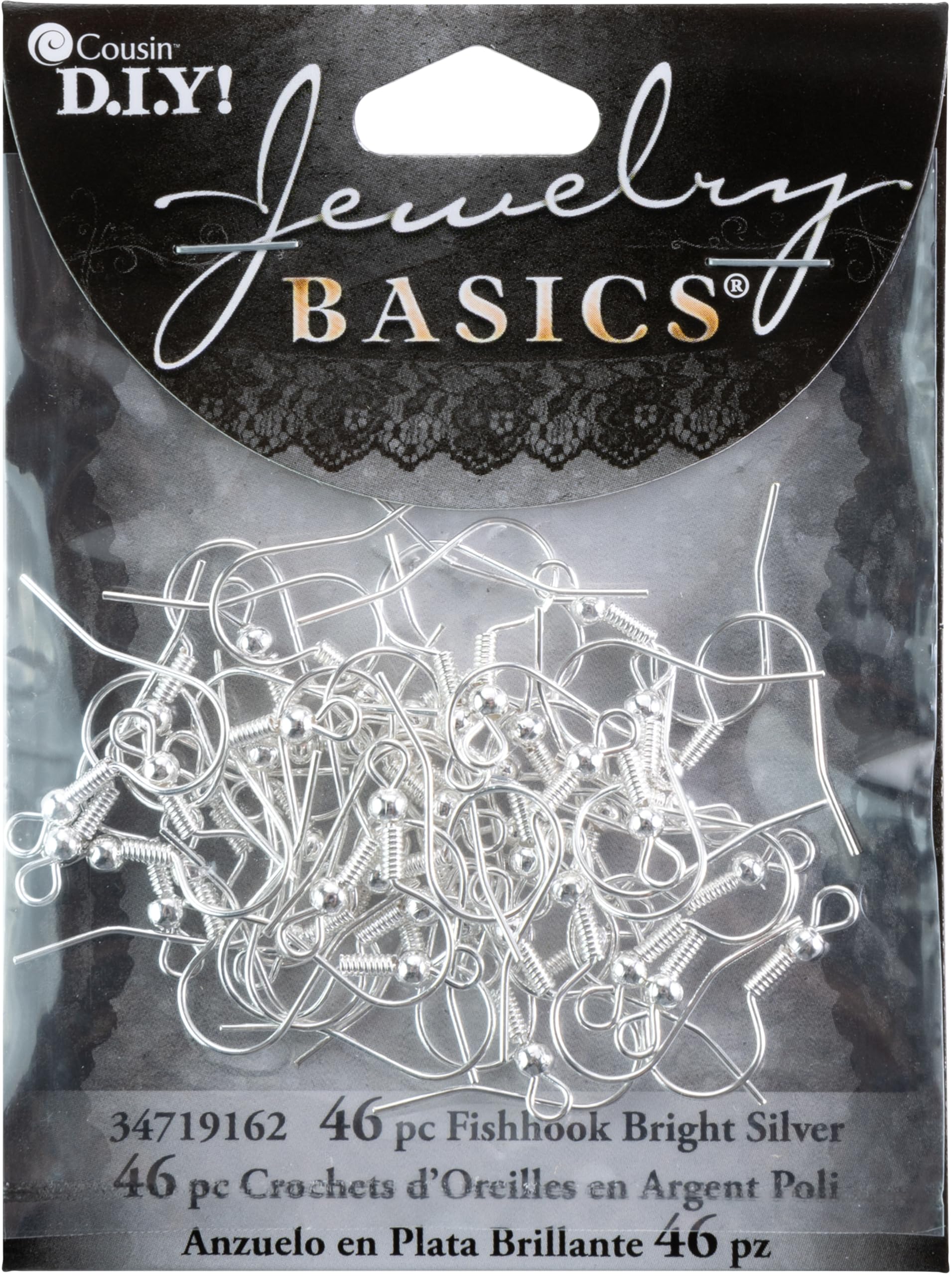 Cousin Jewelry Basics Silver Fish Hook Earring Wire Fashion
