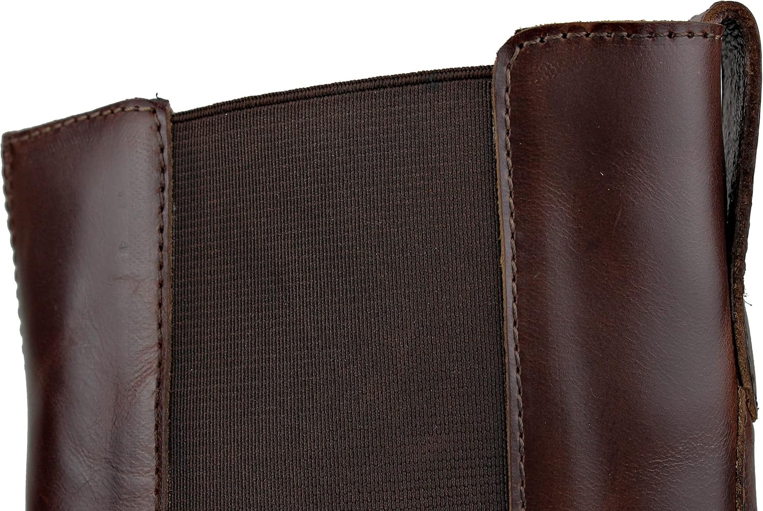 OSSTONE Men Chelsea Ankle Boots Leather Chukka Boots Heel Retro Dress Boots JY038-US - Image 9