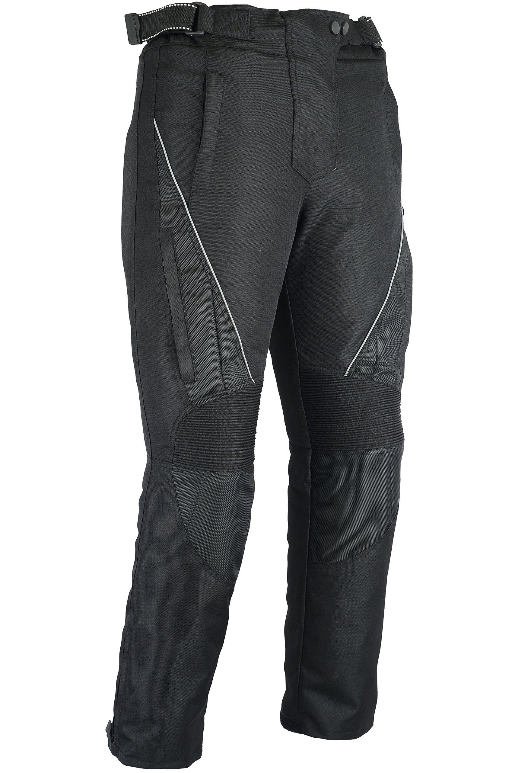 Bikers Gear Australia - Pantalones de Moto Impermeables para Mujer, Color Negro, con Forro térmico extraíble y ventilación CE1621-1 Armour