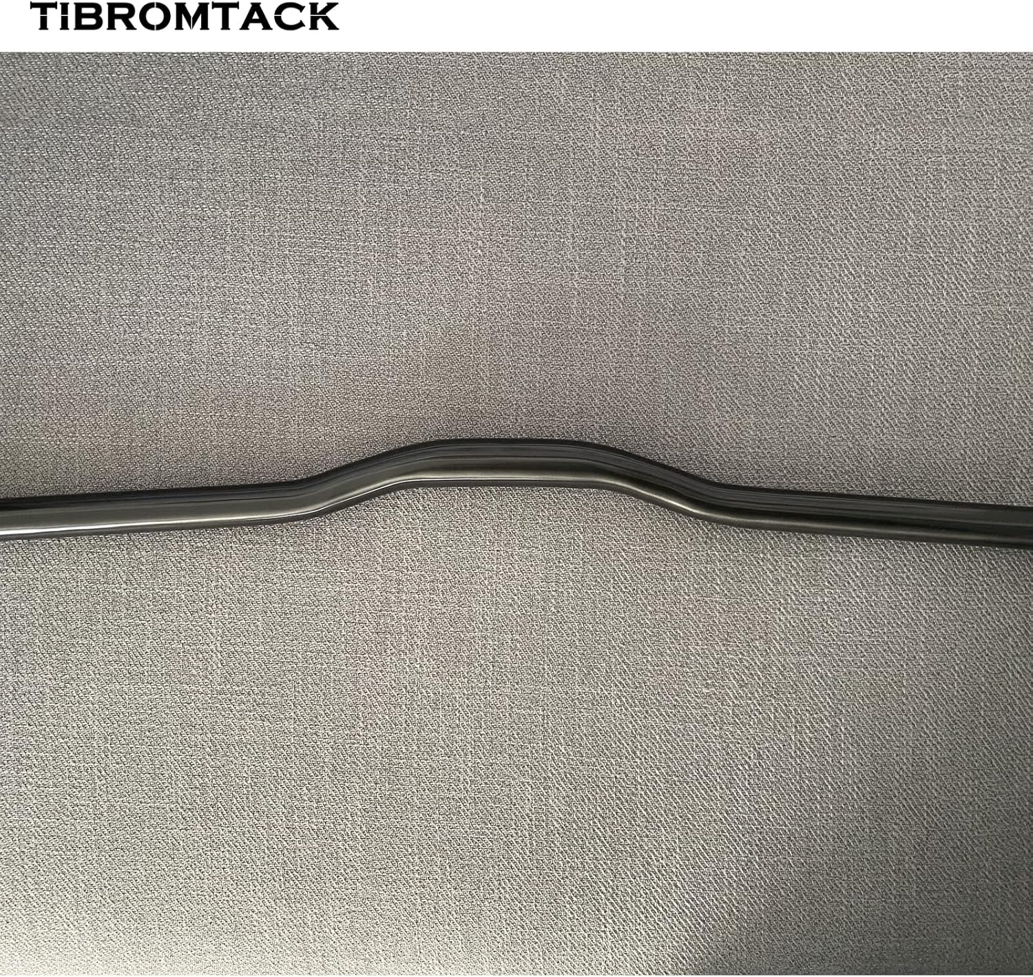 Titanium Handle Bar for Brompton bicycle 7° Riser 25.4mm can fit w3 Sixty Folding Bike Lightweight (TITANIUM COLOR, 560)