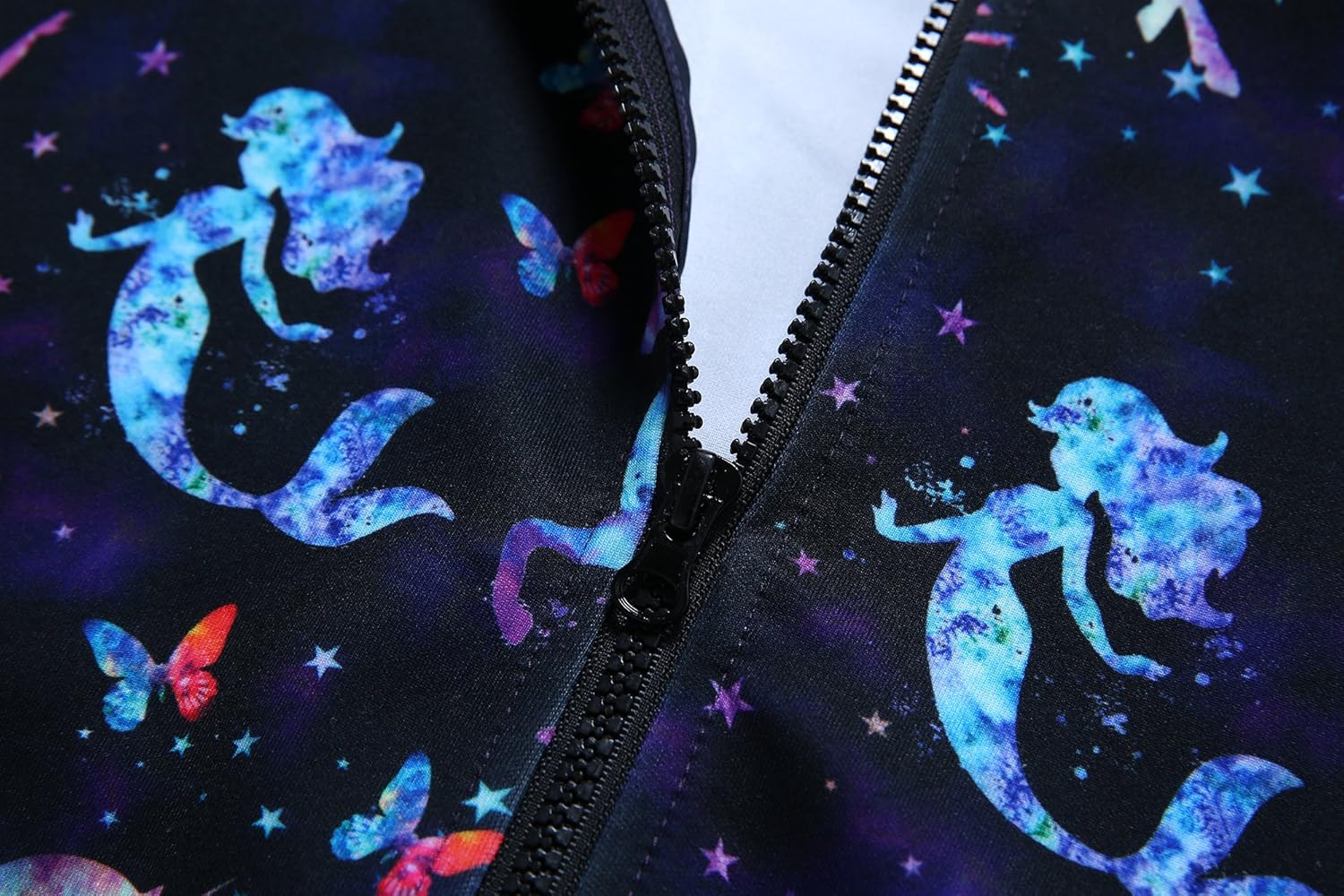 Girls Zip Up Hoodie Jacket Unicorn Sweatshirt with Pockets - Image 4