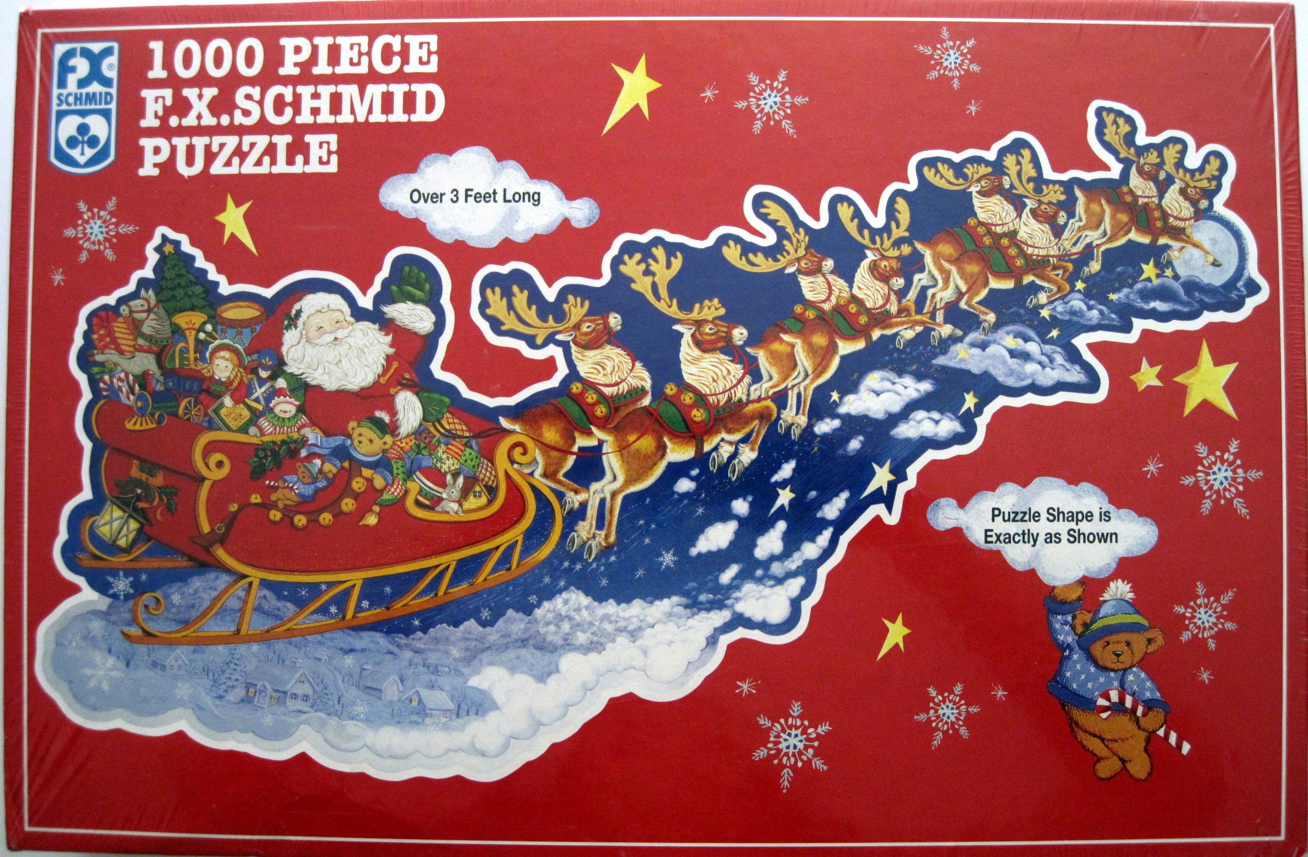 Schmid Santa's on His Way F.X. Puzzle 1000 Pieces