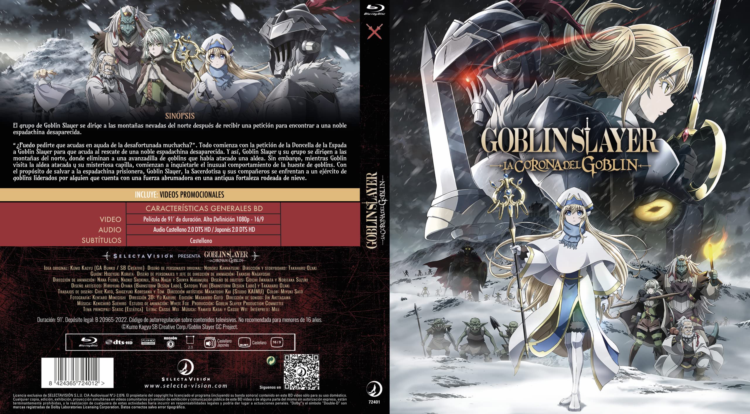 Goblin Slayer: Goblin Crown Movie Bluray [Blu-ray] : Takaharu