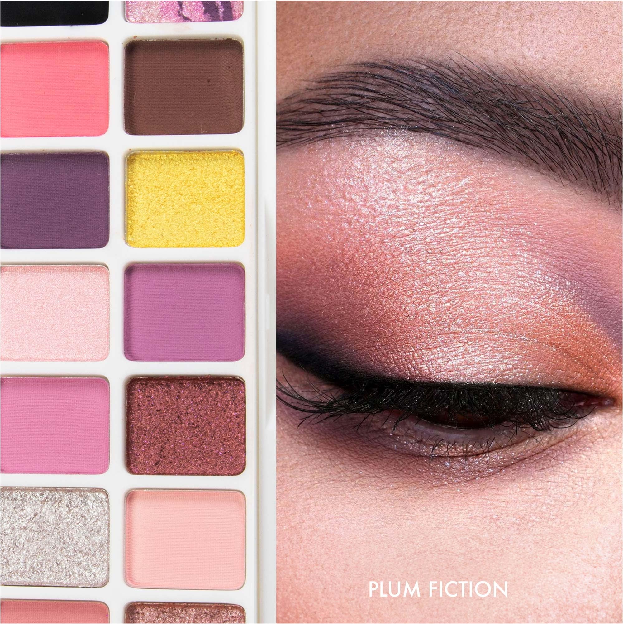 MOYOU LONDON Eyeshadow Palette, 14 Purple, Berry & Cool-Toned Shades, Matte & Shimmer Finishes, Long-Lasting - Image 4