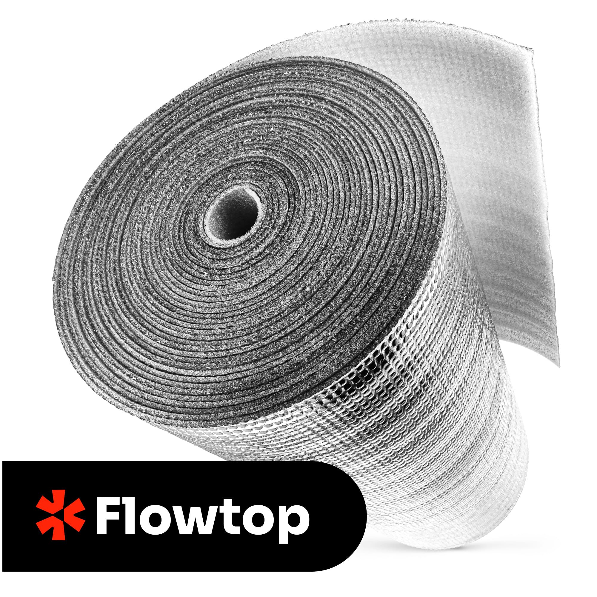 HEIZKÖRPER REFLEXIONSFOLIE 15 M X 0,5 M ISOLIERFOLIE WANDISOLIERUNG REFLEXIONSPLATTE FLOWTOP Reflektionsfolie Isoliermatten 3 mm Thermomatte Alufolie Isolierung Dämmfolie Metallisch