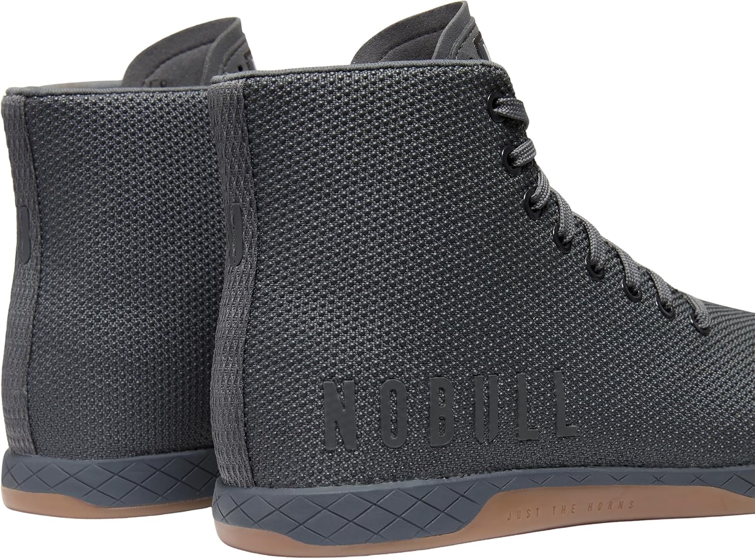 NOBULL Men's Outwork High Shoe | Weightlifting & Powerlifting Athletic Shoes, Flat & Stable Support, Carbon Rubber Grip Sole