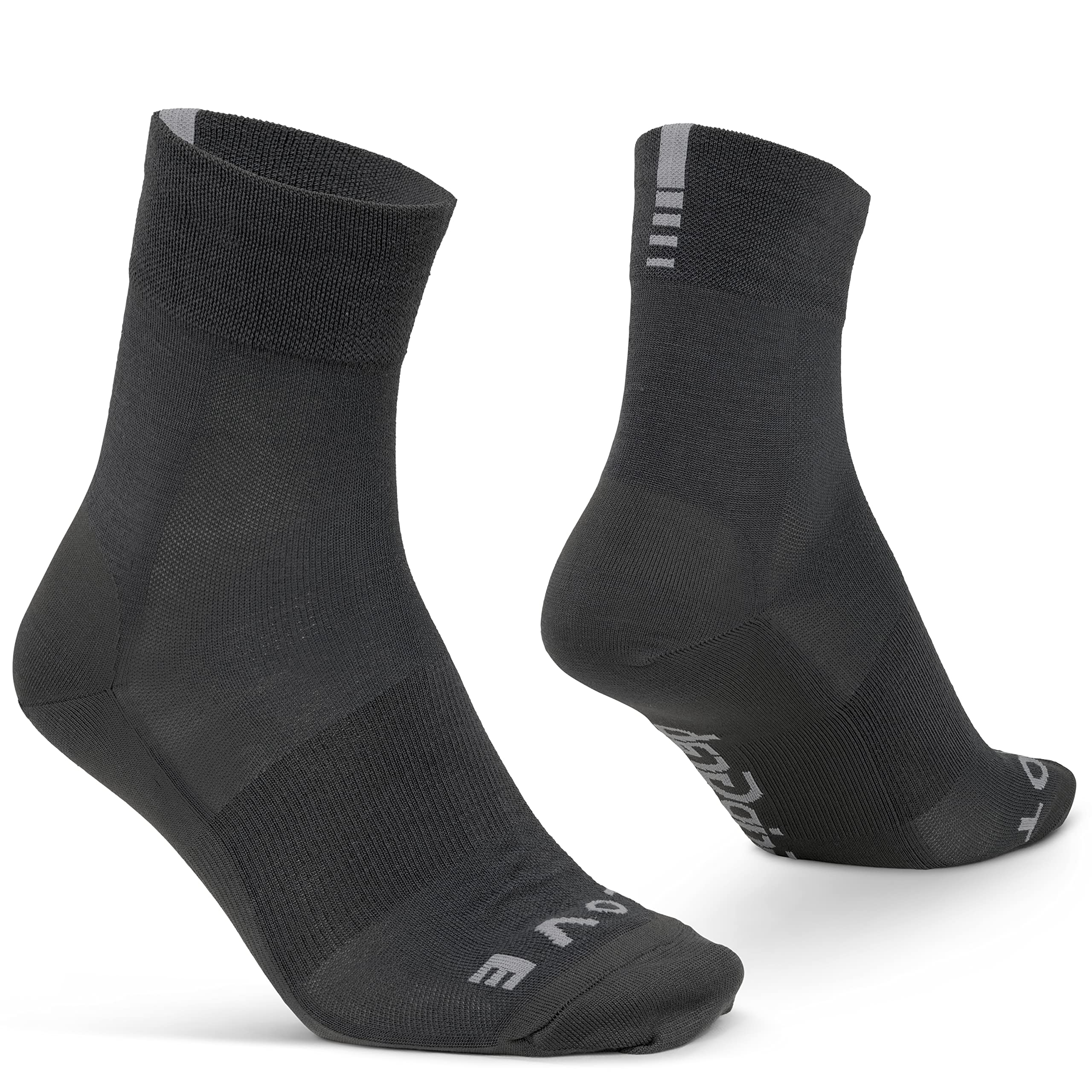 GripGrab Unisex Merino Lightweight Sl Summer Socks, Grey, S EU 38-41//UK 5.5-7.5