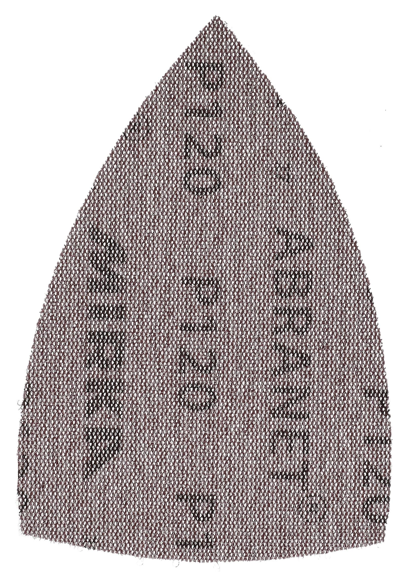 Mirka Abranet Delta - Disco de red triangular (4 x 6 x 6 pulgadas), grano 120 / discos de lija de papel de lija con gancho y lazo, 50 unidades, 9A-219-120