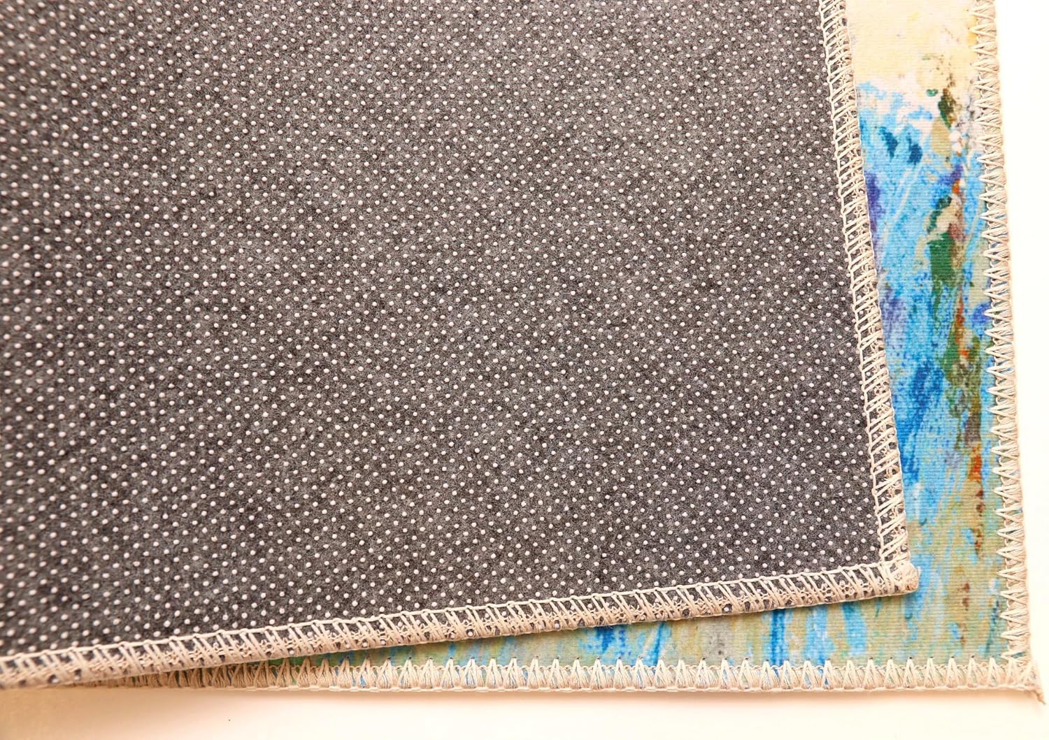 Jellybean Beach Cabanas Olivia's Home Accent Washable Rug 22" x 32" Doormat