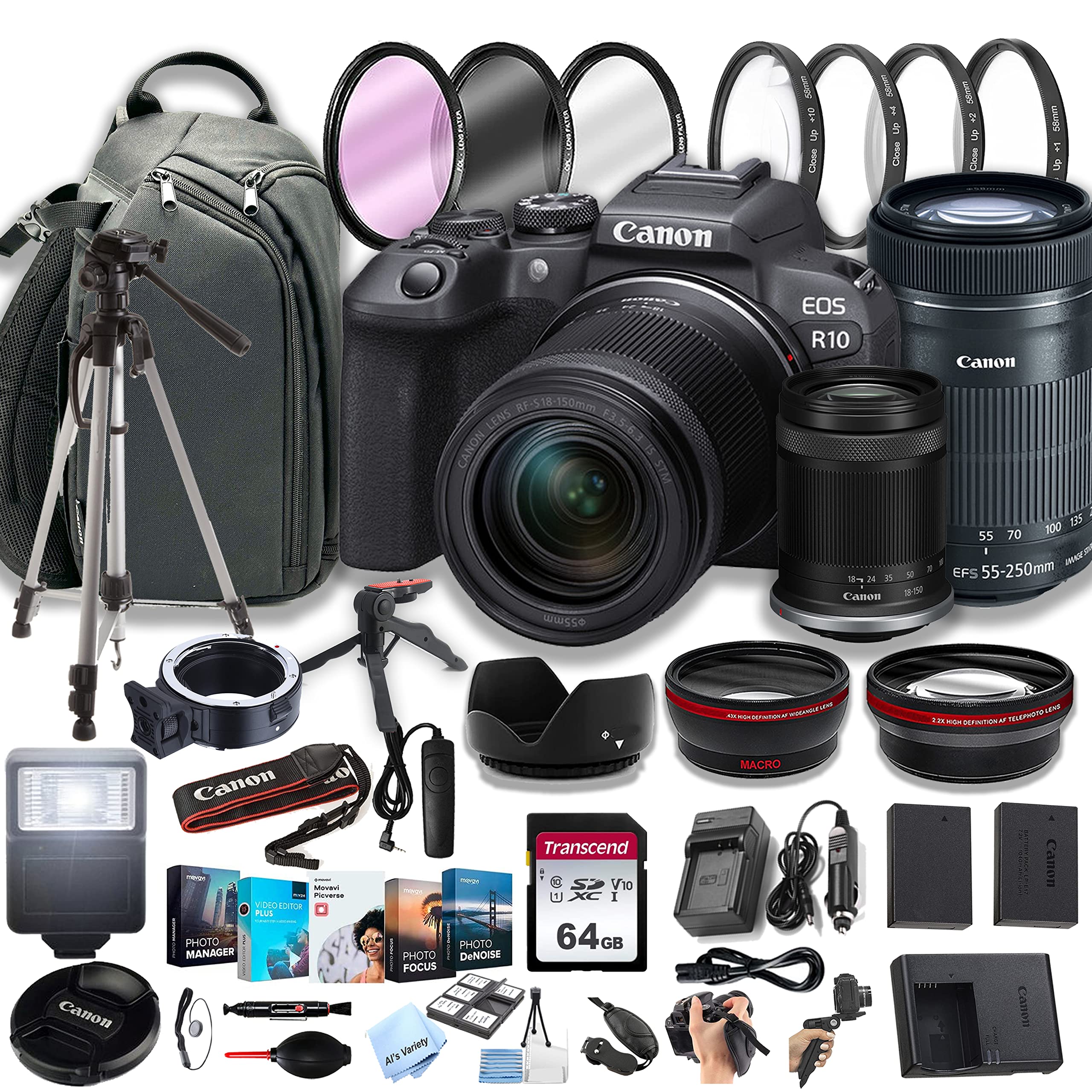 Amazon.com : Canon EOS R10 Mirrorless Digital Camera with RF-S 18