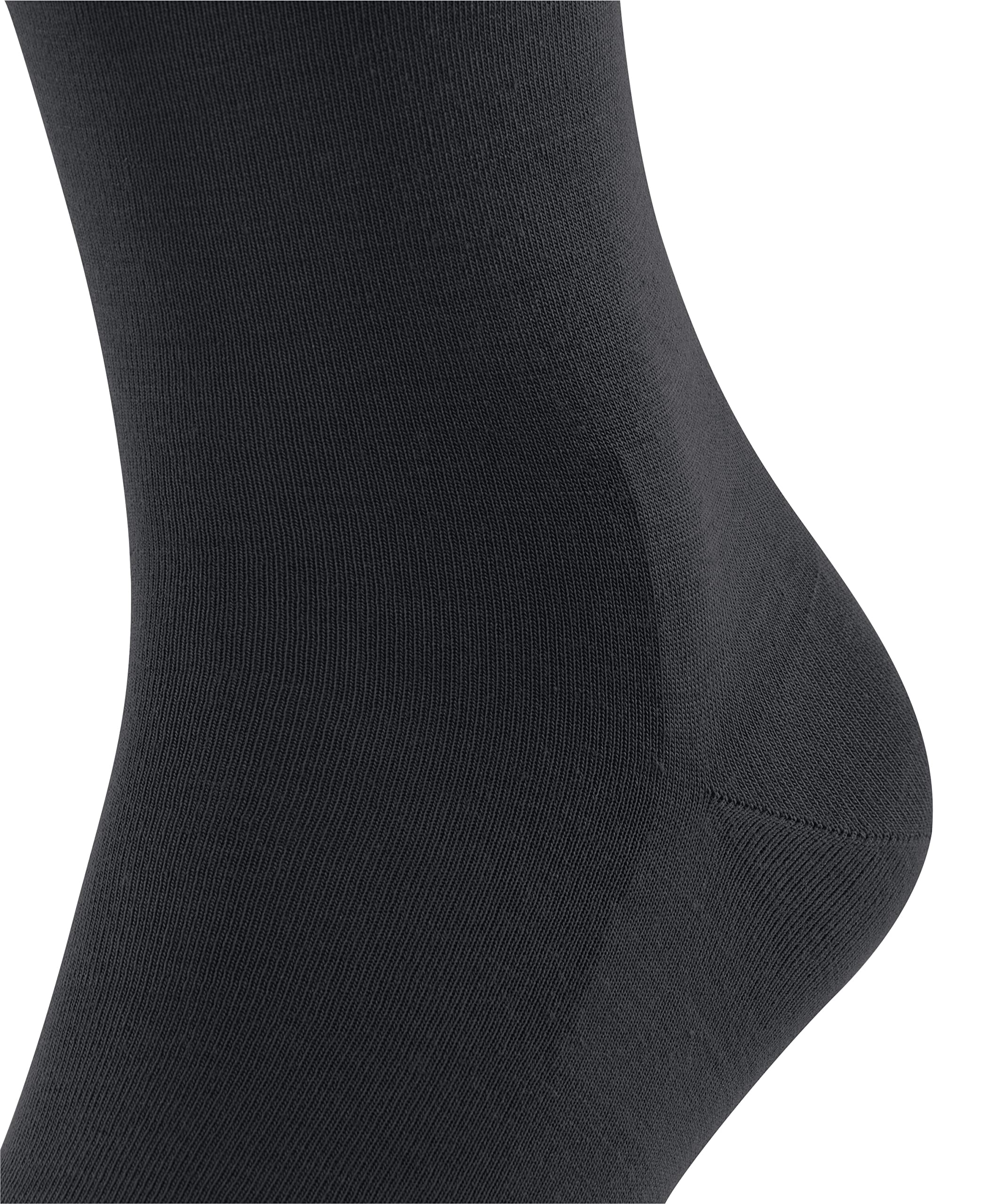 FALKE Mężczyźni Skarpety ClimaWool M So wełna lyocell jednokolorowe 1 Para, Czarny Black 3000, 45-46