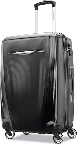 Samsonite Winfield 3 DLX Hardside - Equipaje expandible con ruedas, Negro), 120753-1041