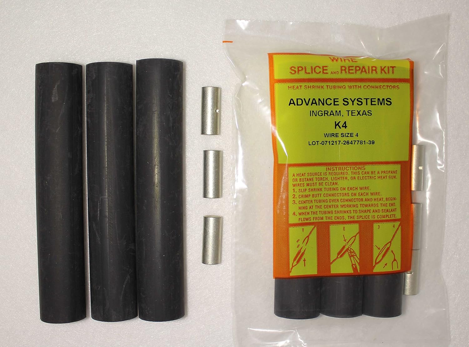 K4 Submersible Pump Wire Splice Kit Repair and Installation. 4 AWG, 3