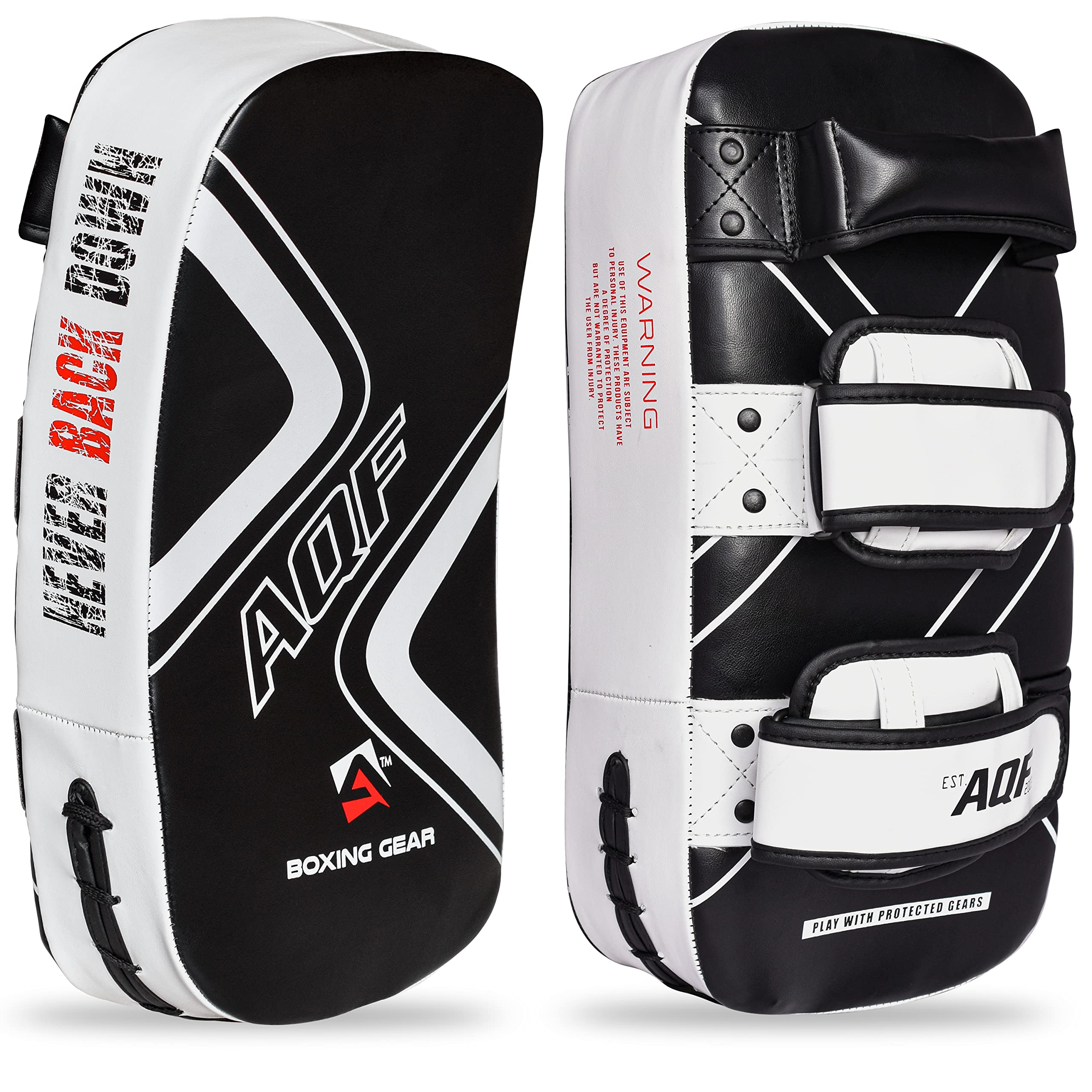 AQF Bouclier De Boxe Coussin De Bras Courbé pour Coups Thai Kick Boxing Focus Muay Gant De Protection pour Coups De Poings MMA