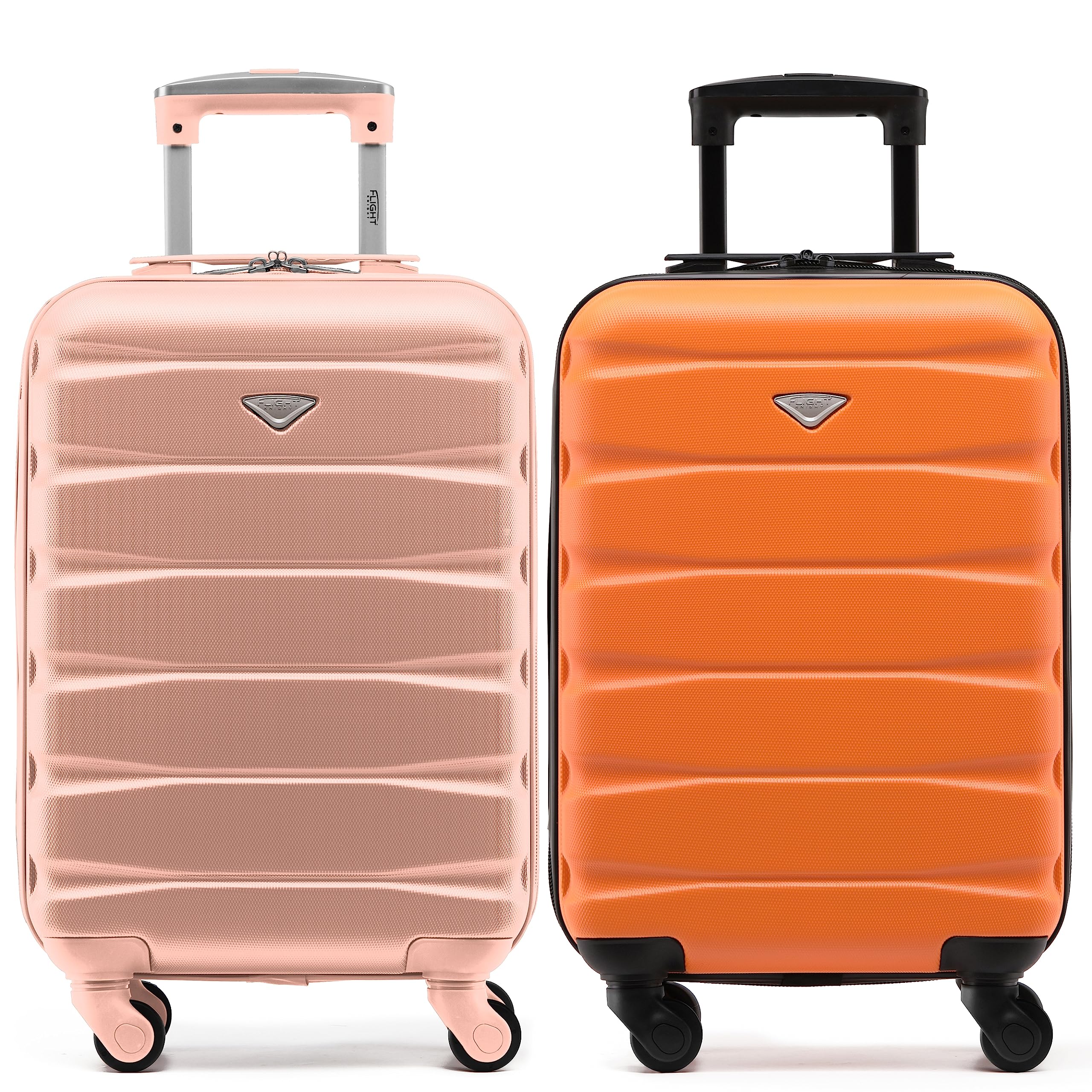 Flight Knight Suitcase Set of 2 Lightweight 4 Wheel ABS Hard Case Cabin Carry On Hand Luggage Approved for Over 100 Airlines Including easyJet, British Airways, Ryanair & Many More 55x35x20cm — view 172