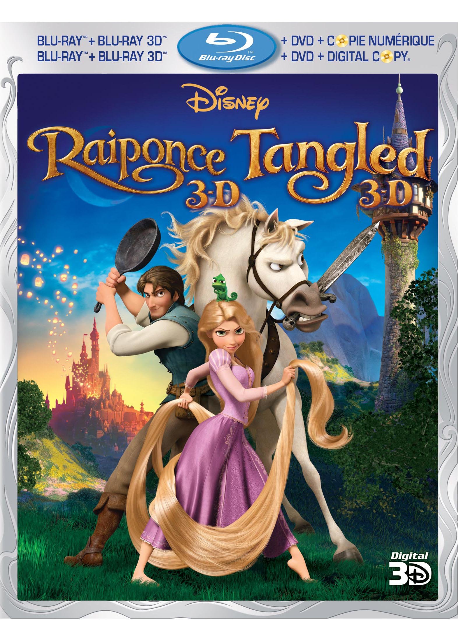 Raiponce [Blu-ray 3D + Blu-ray + DVD + copie numérique] [Blu-ray]