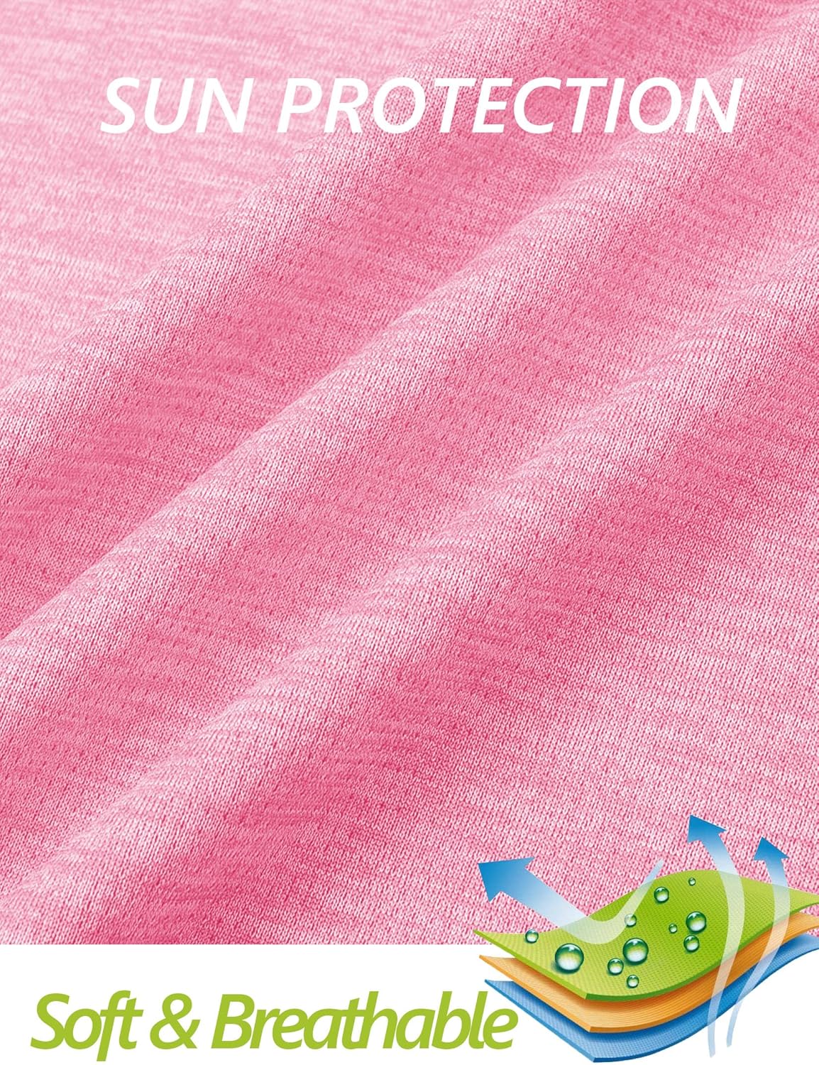 MAGCOMSEN Women's Long Sleeve Shirts 1/4 Zip Pullover UPF 50+ Quick Dry Workout Tops Running Athletic Hiking Shirts - Image 6