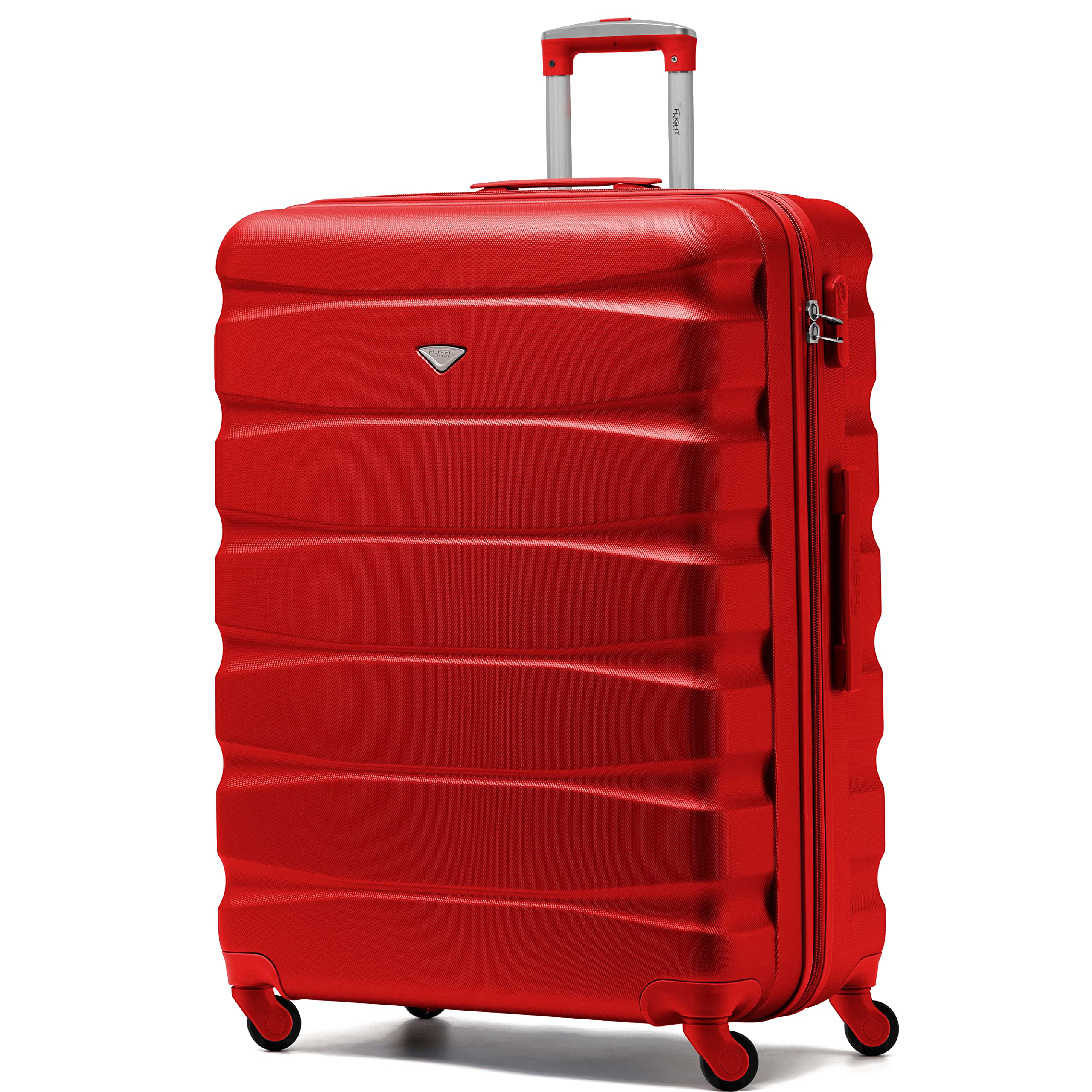 Flight Knight Lightweight 4 Wheel ABS Hard Case Medium Suitcase Approved for Over 100 Airlines Including easyJet, British Airways, Ryanair, Jet2, Emirates & Many More - Check-in Medium Size 25" — view 157